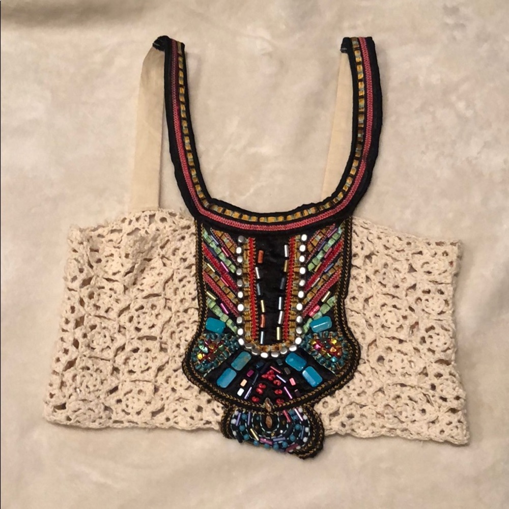 Crotchet crop top